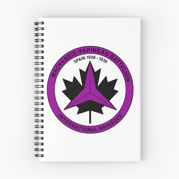 Item preview, Mackenzie Papineau Battalion International Brigades Antifascist Emblem Print designed and sold by PinUpPizzazz.