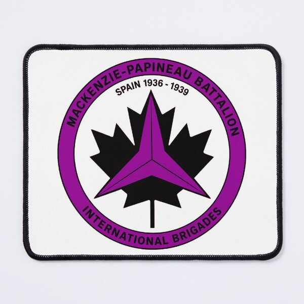 Item preview, Mackenzie Papineau Battalion International Brigades Antifascist Emblem Print designed and sold by PinUpPizzazz.