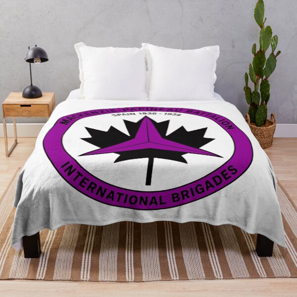 Item preview, Mackenzie Papineau Battalion International Brigades Antifascist Emblem Print designed and sold by PinUpPizzazz.