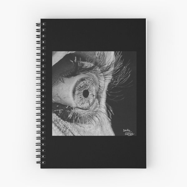 Item preview, Human Eye Close-Up — Hyperrealistic Charcoal Drawing designed and sold by David Mateo ArtWorks.