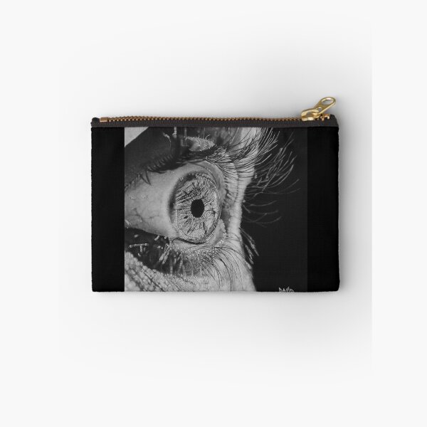 Item preview, Human Eye Close-Up — Hyperrealistic Charcoal Drawing designed and sold by David Mateo ArtWorks.