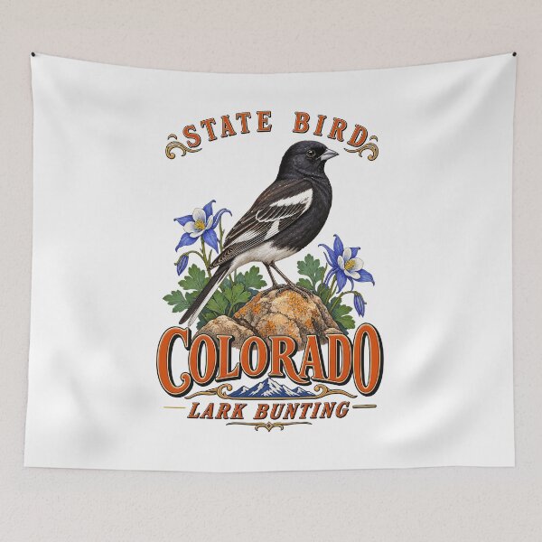 Item preview, Colorado Lark Bunting State Bird designed and sold by taiche.