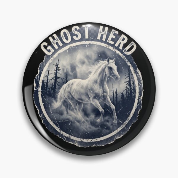 Item preview, Ghost Herd — Mystical Spectral Horse Night Design Tee v4 designed and sold by CornishPixiPony.