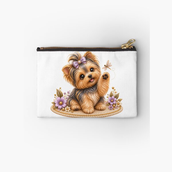 Item preview, Cute Yorkshire Terrier & Dragonfly – Adorable Yorkie Lover Design designed and sold by HO•Designs.