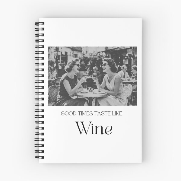 Item preview, Good Times Taste Like Wine  Funny Wine Lover Girls Night Gift designed and sold by luckyhue.