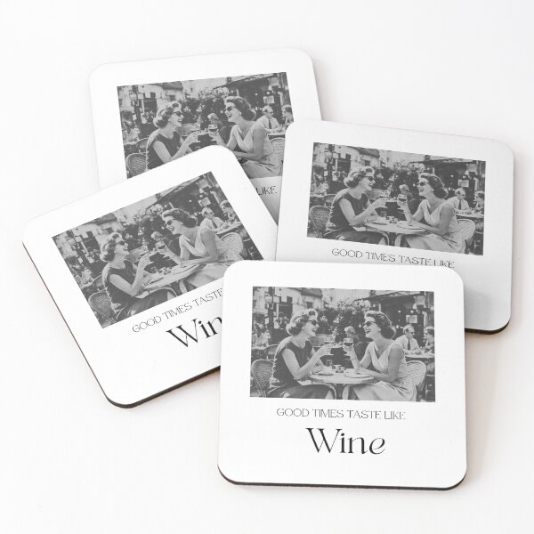 Item preview, Good Times Taste Like Wine  Funny Wine Lover Girls Night Gift designed and sold by luckyhue.