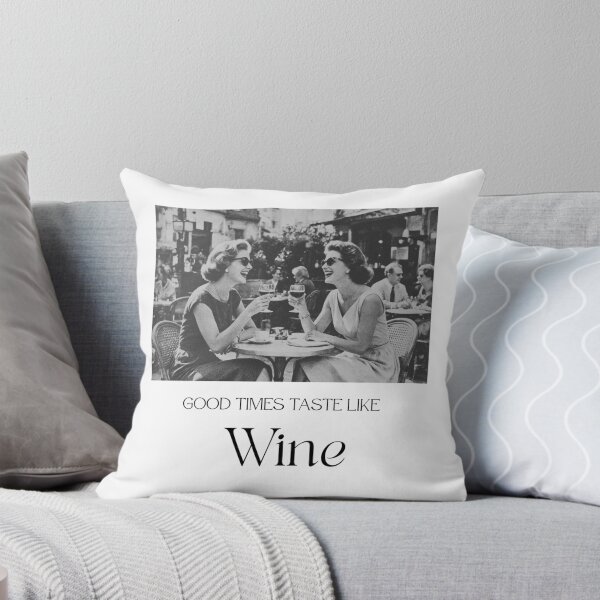 Item preview, Good Times Taste Like Wine  Funny Wine Lover Girls Night Gift designed and sold by luckyhue.