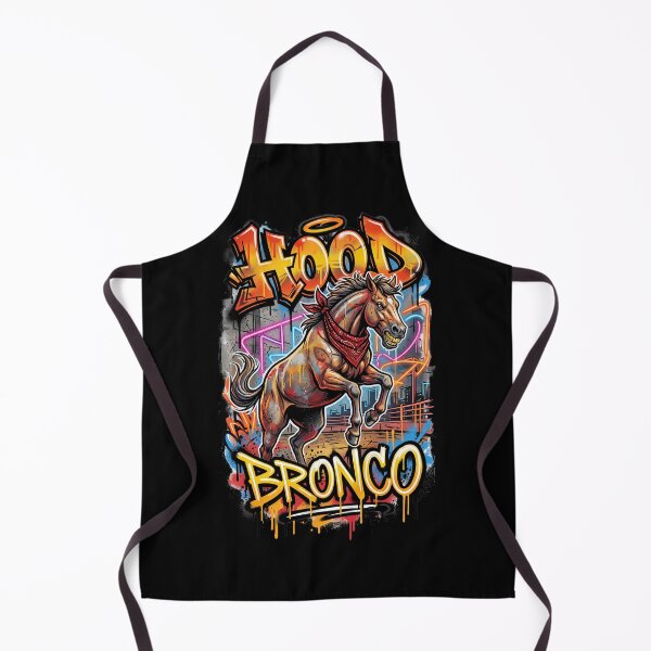 Item preview, Hood Bronco — Urban Graffiti Rodeo Horse Design Tee v2 designed and sold by CornishPixiPony.