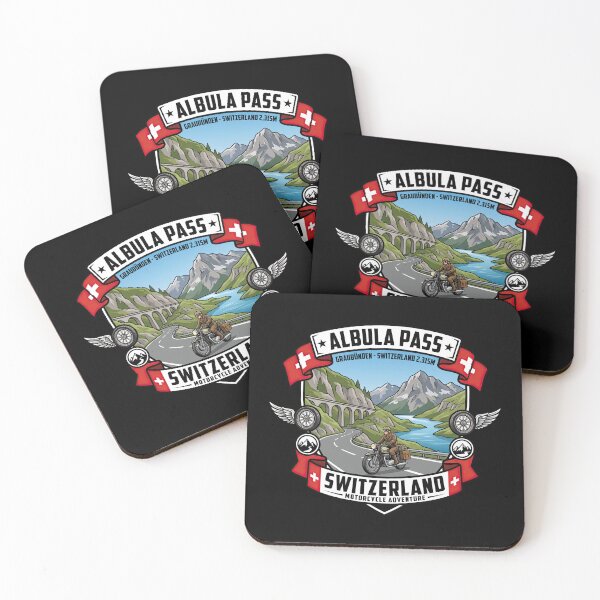 Item preview, Albula Pass Swiss Mountain Pass Vintage Road Artwork designed and sold by enzoade.