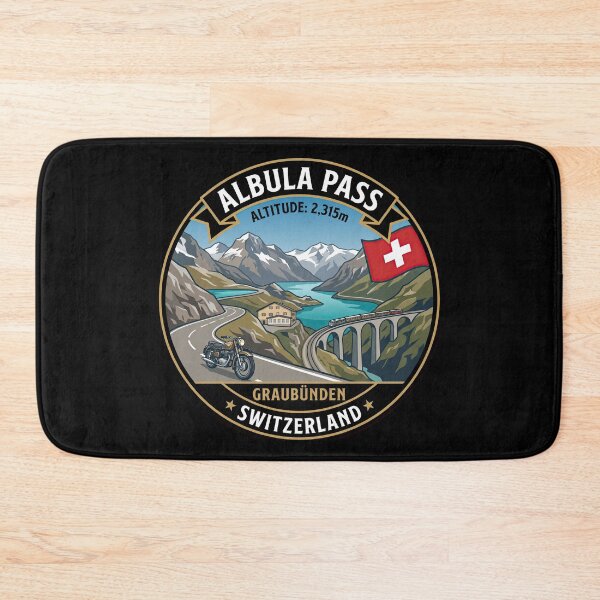 Item preview, Albula Pass Graubünden Scenic Alpine Adventure Print designed and sold by enzoade.