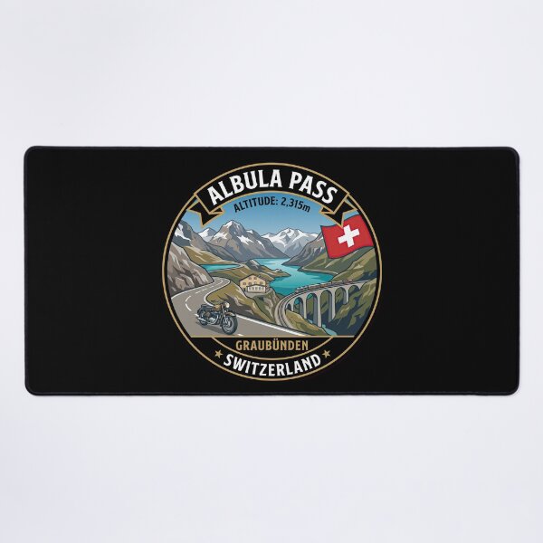 Item preview, Albula Pass Graubünden Scenic Alpine Adventure Print designed and sold by enzoade.
