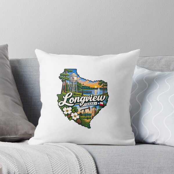 Item preview, Longview Texas Sticker  designed and sold by Red-Official.