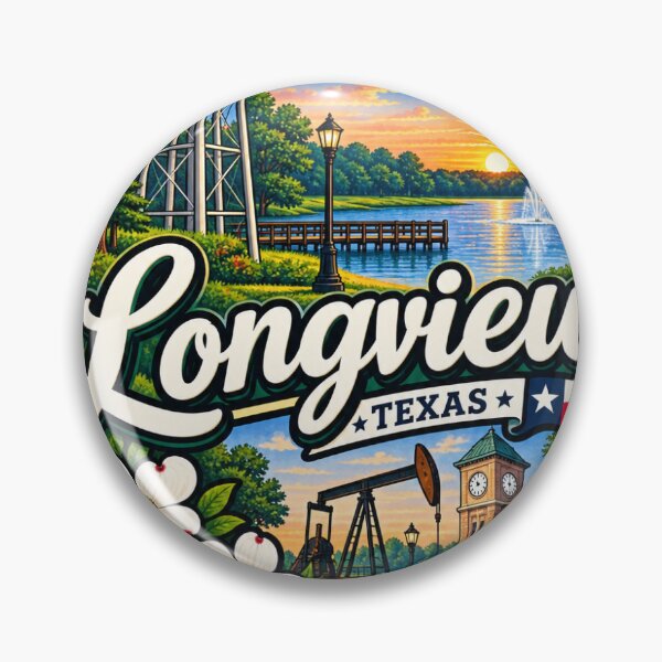 Item preview, Longview Texas Sticker  designed and sold by Red-Official.