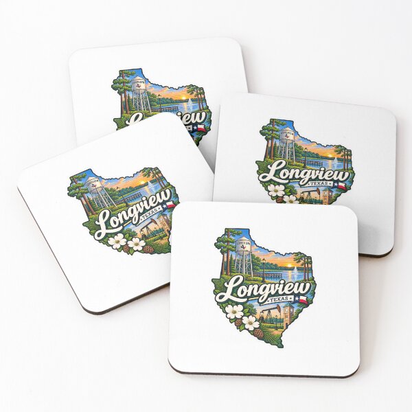 Item preview, Longview Texas Sticker  designed and sold by Red-Official.