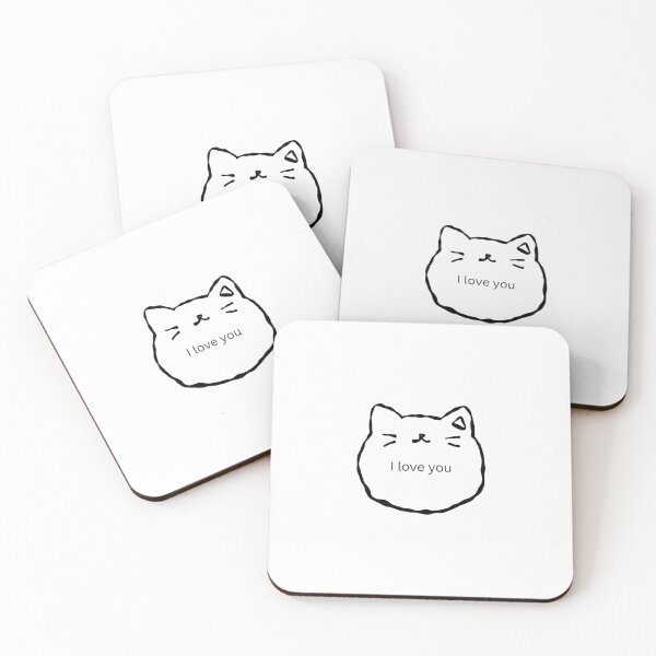 Item preview, I love you cat designed and sold by Pahque.