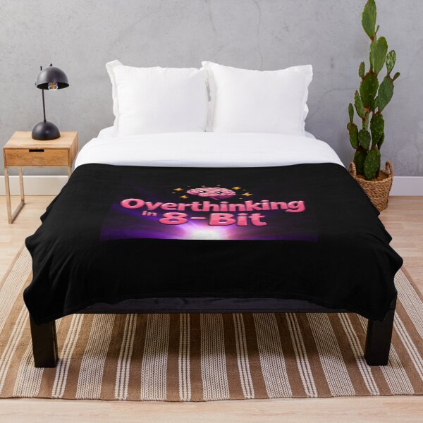Item preview, Overthinking in 8-Bit – Funny Retro Gamer Brain Humor designed and sold by Ashes to Artistry.
