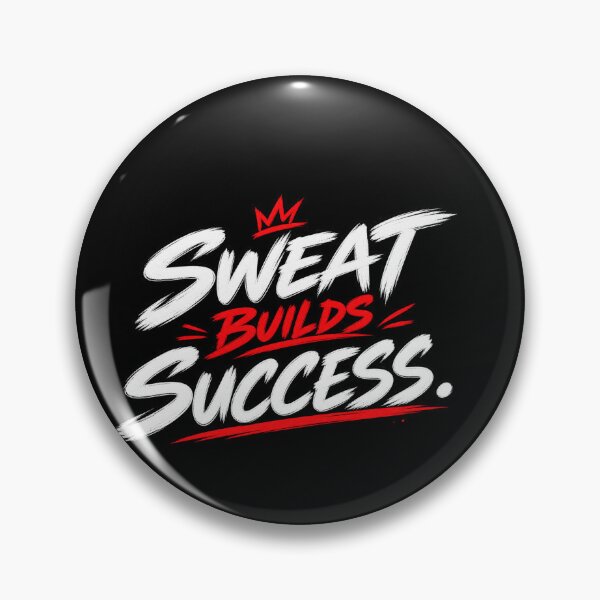 Item preview, Sweat Builds Success. | Motivational Gym Quote Sticker | Fitness Typography designed and sold by ritach11.