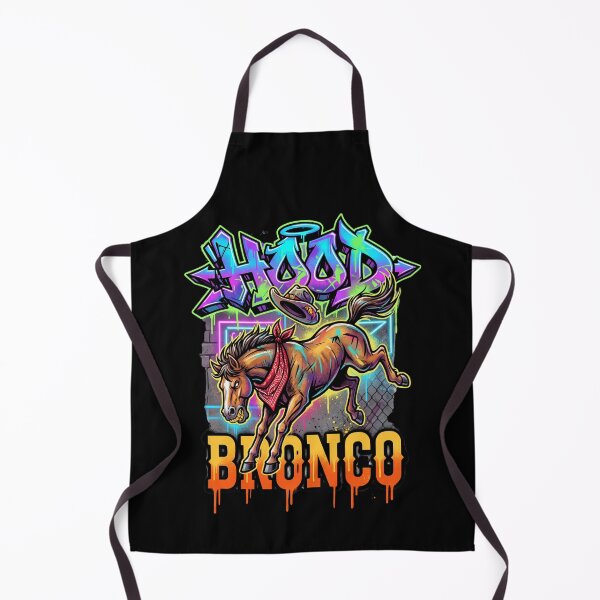 Item preview, Hood Bronco — Urban Graffiti Rodeo Horse Design Tee v4 designed and sold by CornishPixiPony.
