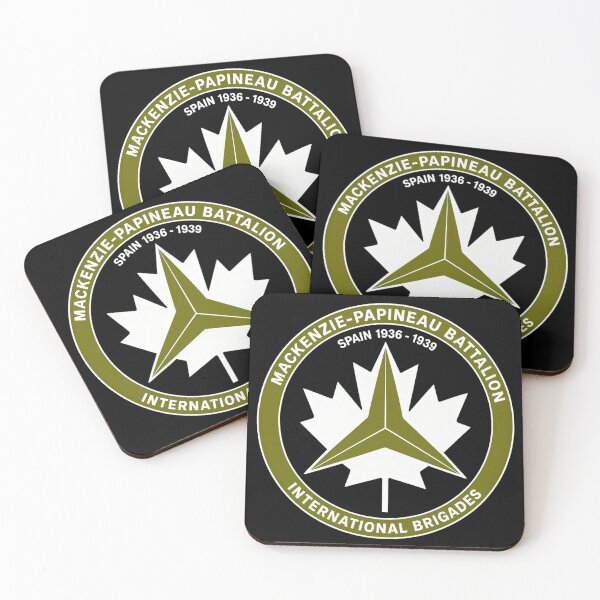 Item preview, Mackenzie Papineau Battalion International Brigades Antifascist Emblem Print designed and sold by PinUpPizzazz.