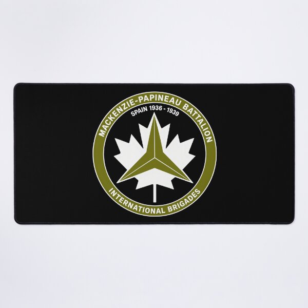Item preview, Mackenzie Papineau Battalion International Brigades Antifascist Emblem Print designed and sold by PinUpPizzazz.