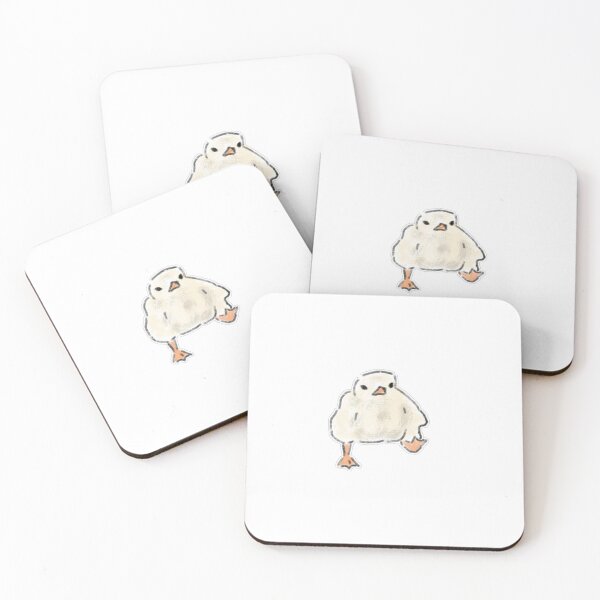 Item preview, Cute Hand Drawn Walking Baby Duck Art designed and sold by raun.draw.