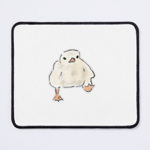 Item preview, Cute Hand Drawn Walking Baby Duck Art designed and sold by raun.draw.