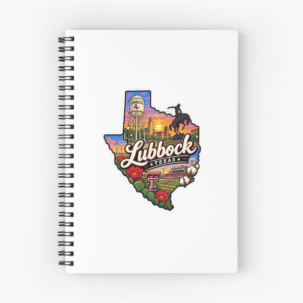 Item preview, Lubbock Texas Sticker Art designed and sold by Red-Official.