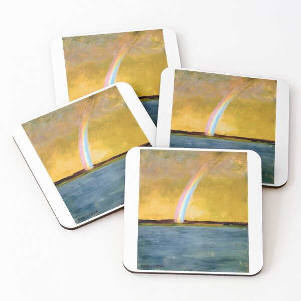 Item preview, Felix Vallotton Rainbow Over River Remastered Vibrant Painting designed and sold by studio-koichiro.