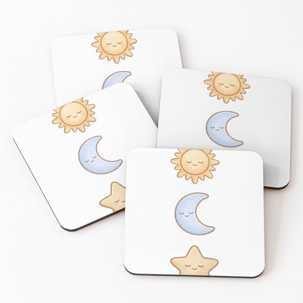 Item preview, Sun Moon Star Trio – Cute Celestial Astrology Aesthetic designed and sold by Kayshies8120.