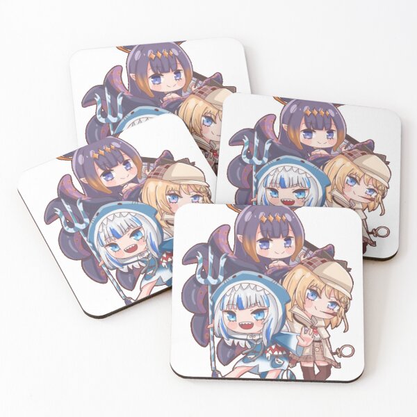 Item preview, Ina Ame And Gura designed and sold by jhgraphicsbd.