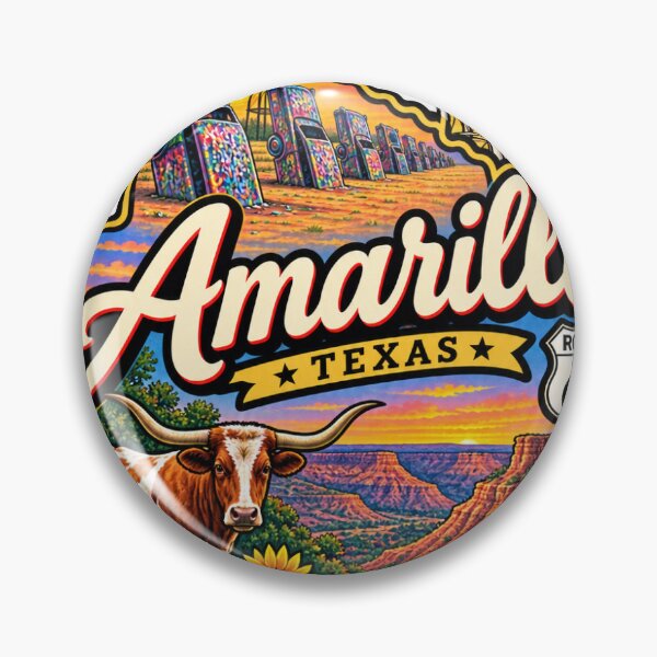 Item preview, Amarillo Texas Art designed and sold by Red-Official.