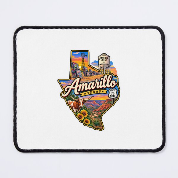 Item preview, Amarillo Texas Art designed and sold by Red-Official.