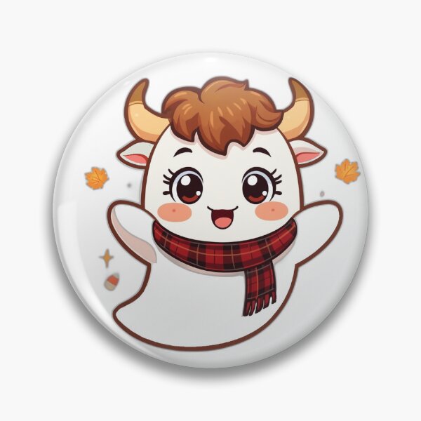 Item preview, Kawaii Scottish Ghost designed and sold by FunFitsFactory.