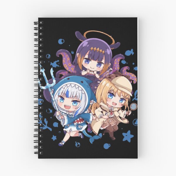Item preview, Ina Ame And Gura Cute Illustration designed and sold by CharlieSusanss.
