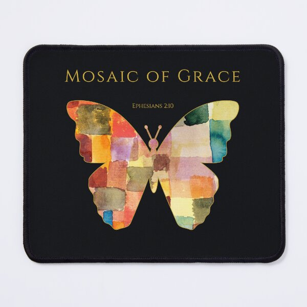 Item preview, Mosaic Of Grace Watercolor Butterfly Christian Art Scripture Gift Many Parts One Beauty Ephesians 2 10 designed and sold by KittenAndCo.