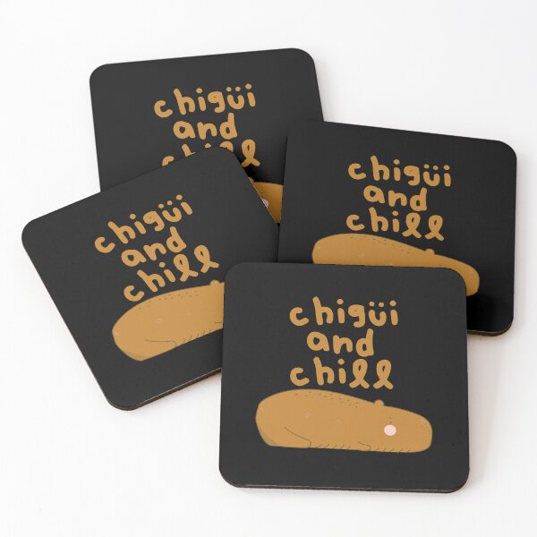 Item preview, Chigui And Chill Cute Kawaii Capybara Relaxing Pun Art designed and sold by SoyViy.