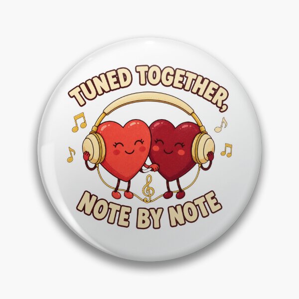 Item preview, Tuned Together Note by Note Hearts designed and sold by Kolibra.