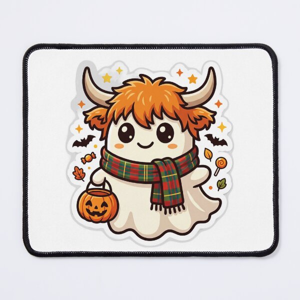 Item preview, Kawaii Scottish Ghost designed and sold by FunFitsFactory.