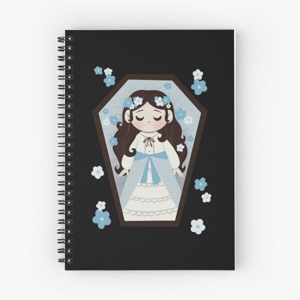 Item preview, Sleeping Vampire Cute Goth Dracula Coffin Bed Graphic designed and sold by Lobomarart.