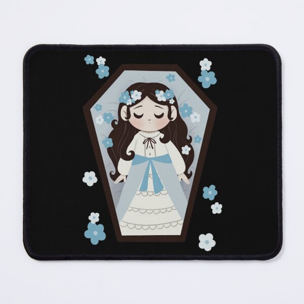 Item preview, Sleeping Vampire Cute Goth Dracula Coffin Bed Graphic designed and sold by Lobomarart.