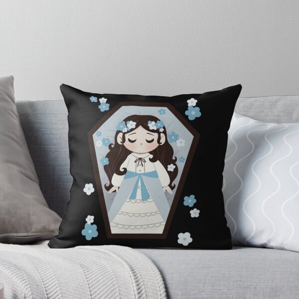 Item preview, Sleeping Vampire Cute Goth Dracula Coffin Bed Graphic designed and sold by Lobomarart.