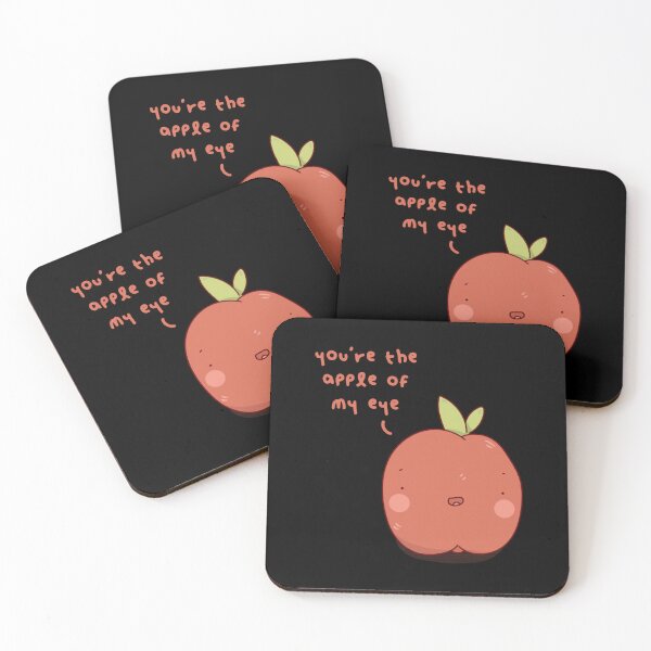 Item preview, Youre The Apple Of My Eye Cute Kawaii Fruit Romance Design designed and sold by SoyViy.