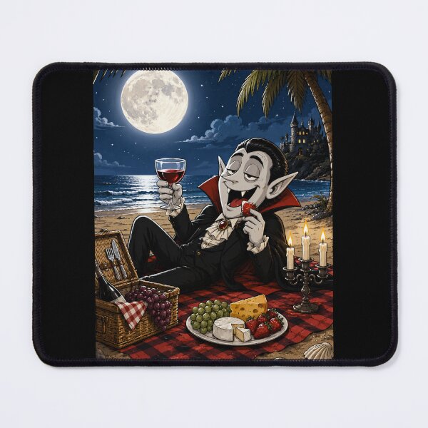 Item preview, Vampire Hiding From the Sun Funny Summer Beach Cartoon designed and sold by ComedyInkFactor.