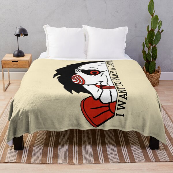Item preview, I Want to Play a Game Saw Billy Puppet Quote designed and sold by Vicky021.