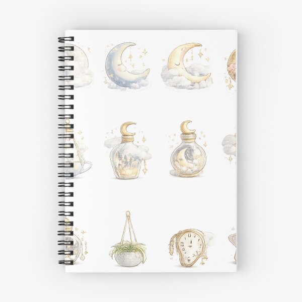 Item preview, Celestial Crescent Moon Stars Potion Bottle Golden Dreamy Aesthetic designed and sold by Rehnair.