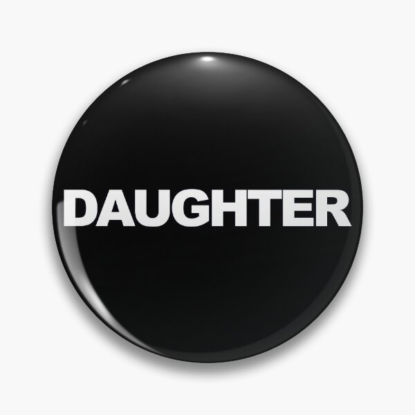Item preview, DAUGHTER — White Minimal Bold Type Statement designed and sold by WORDPAUSE.
