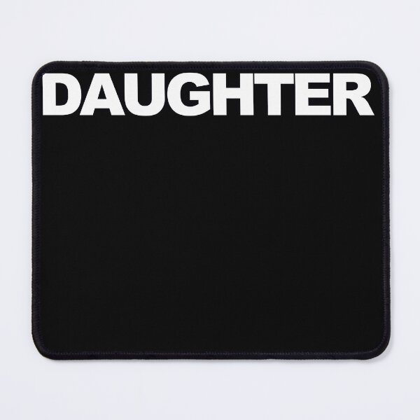 Item preview, DAUGHTER — White Minimal Bold Type Statement designed and sold by WORDPAUSE.