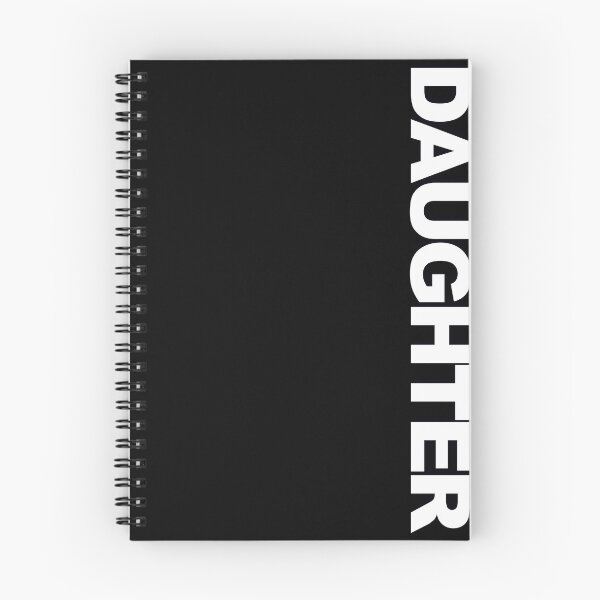 Item preview, DAUGHTER — White Minimal Bold Type Statement designed and sold by WORDPAUSE.