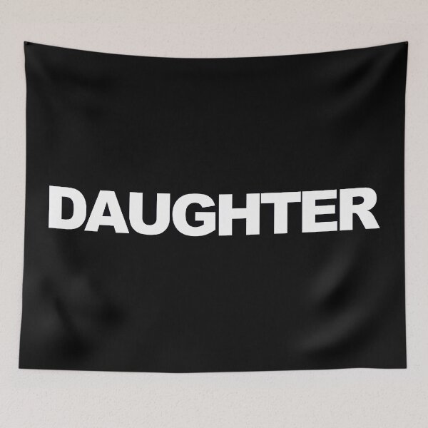 Item preview, DAUGHTER — White Minimal Bold Type Statement designed and sold by WORDPAUSE.
