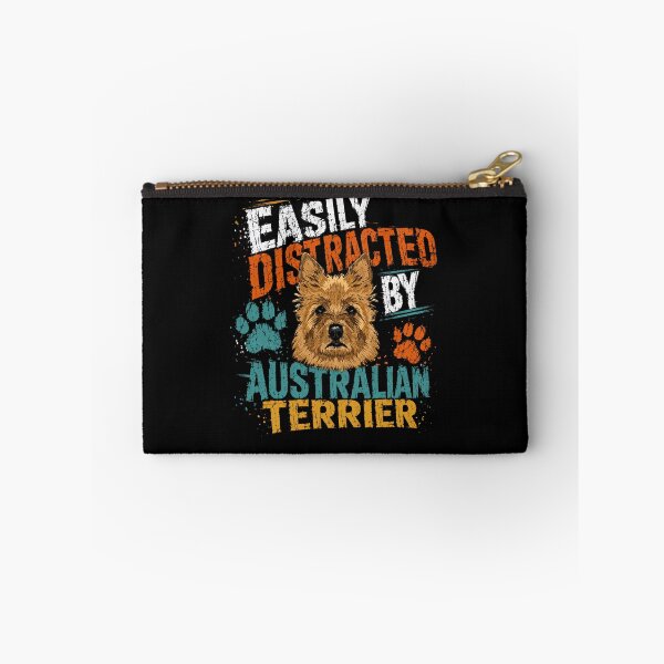 Item preview, Easily Distracted By Australian Terrier Dog Owner Pet Lover Canine designed and sold by HumansStuck12.